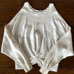 Off shoulder sweater